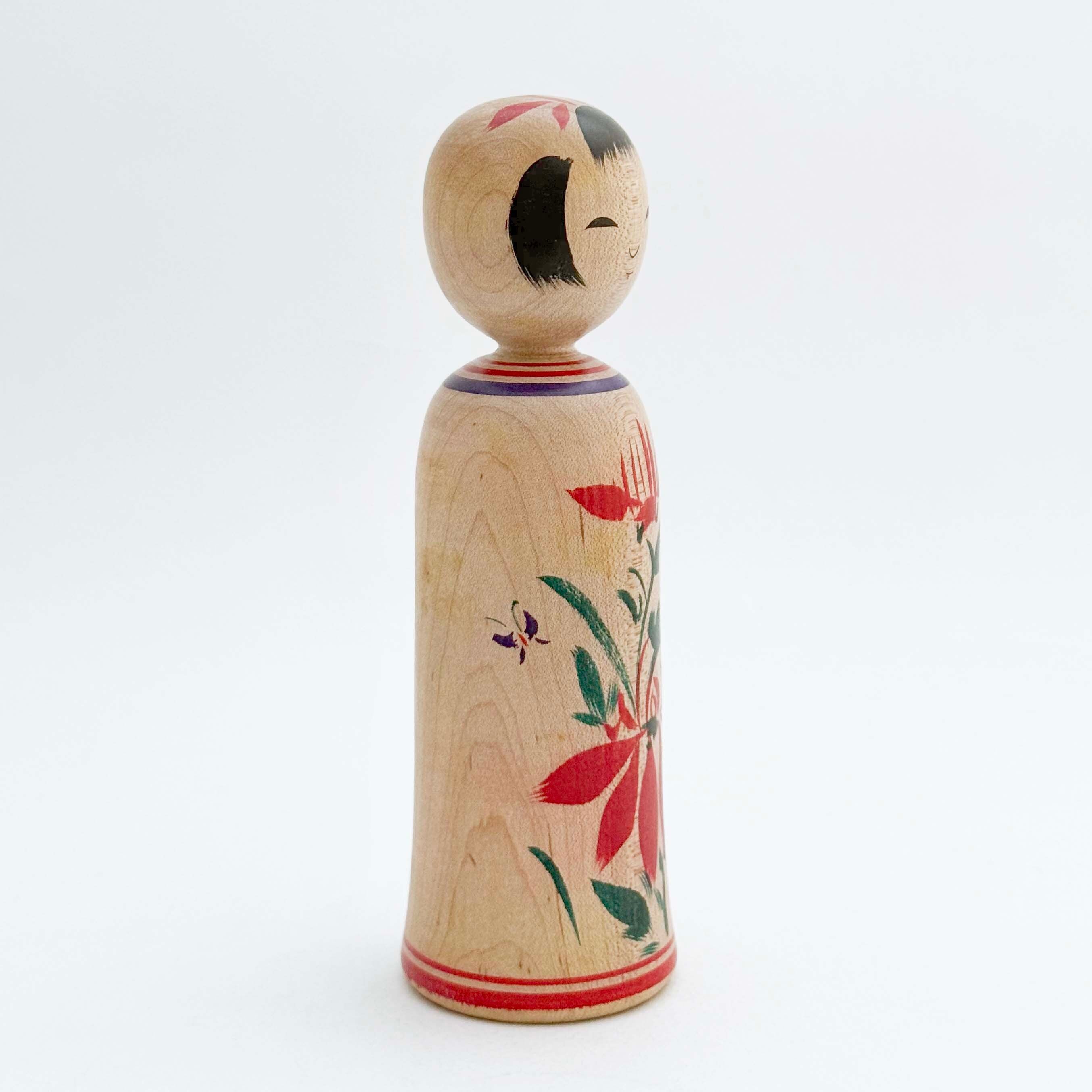 木地山系 / 阿部木の実工人（菊と蝶々）