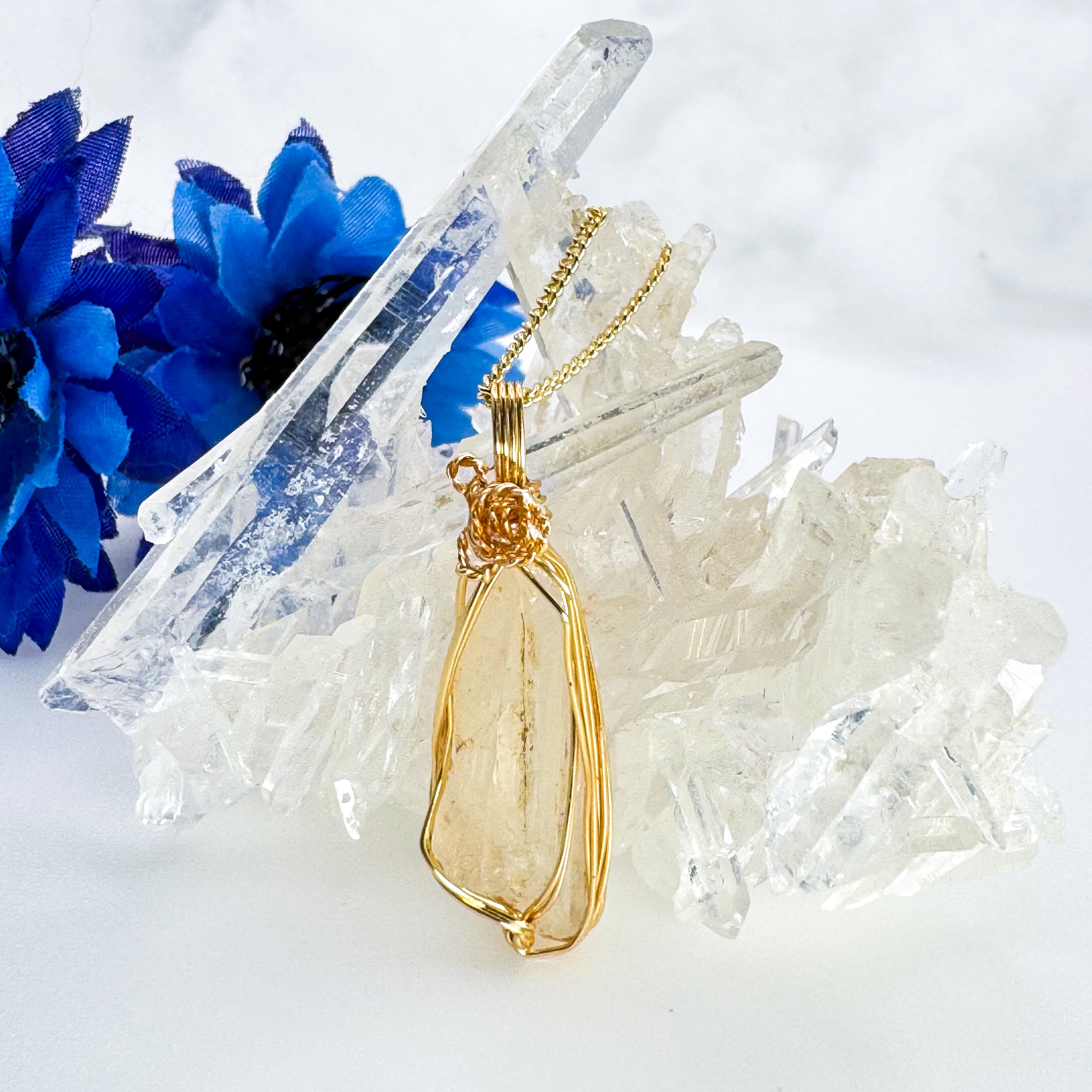 高千穂水晶ネックレス | sunday shop〜宮崎水晶アクセサリー〜