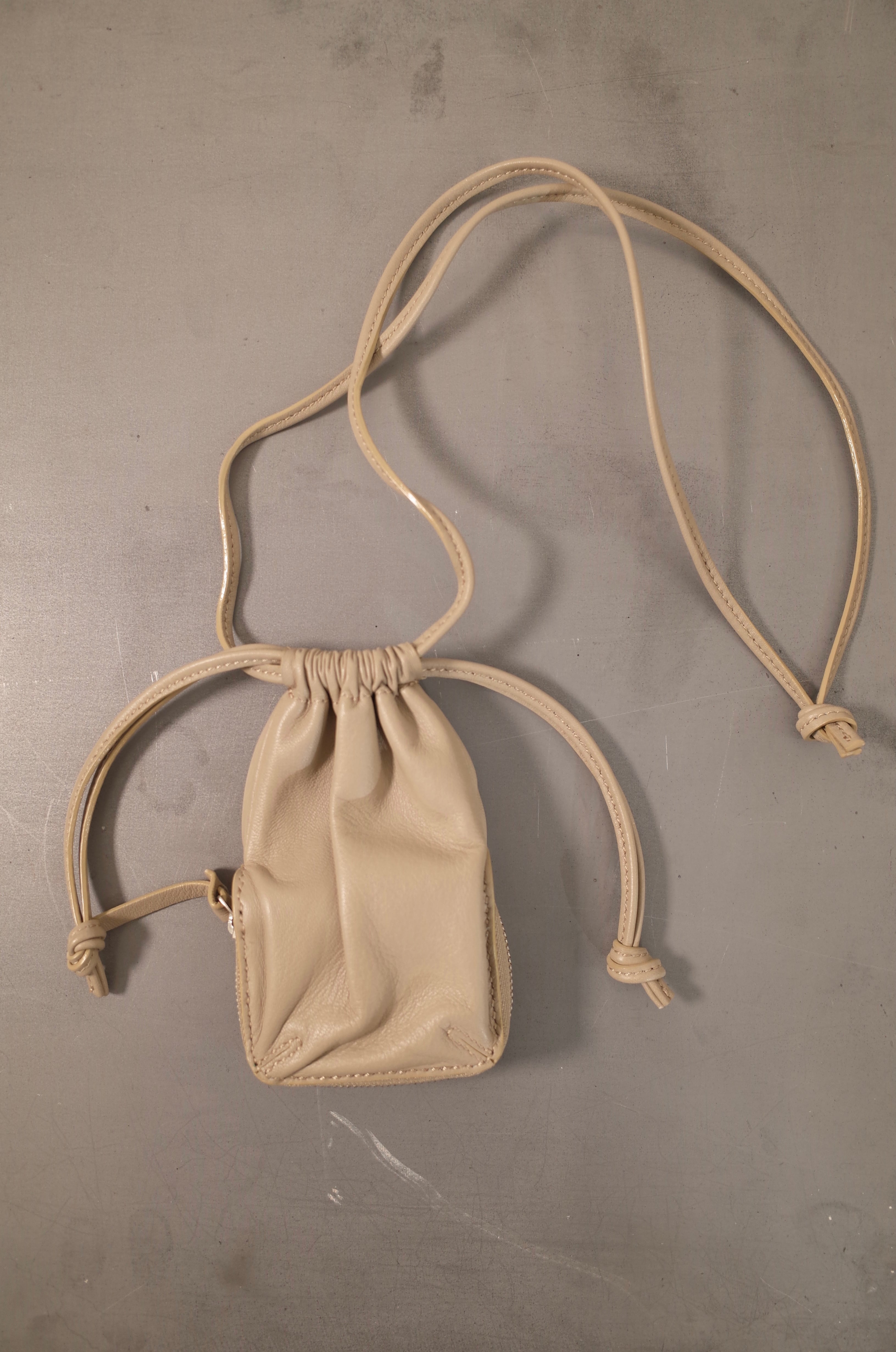 【ED ROBERT JUDSON】CABO / ドロスト ウォレットショルダー ED ROBERT JUDSON】 CABO - DRAWSTRING TRIFOLD WALLET | gREEN