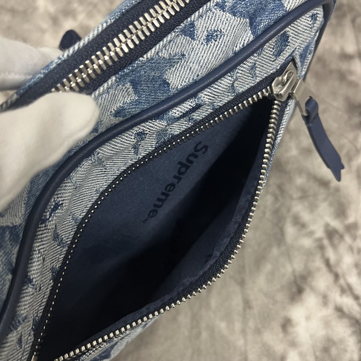 Supreme/シュプリーム【22SS】Fat Tip Jacquard Denim Waist Bag ...