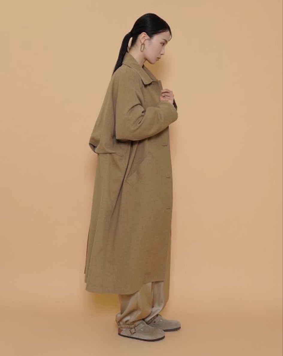 SALE！CYAN TOKYO シアントーキョー エアリーバックウーリーコート