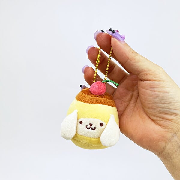 サンリオ ポムポムプリン ぬいぐるみキーホルダー なりきり食べ物