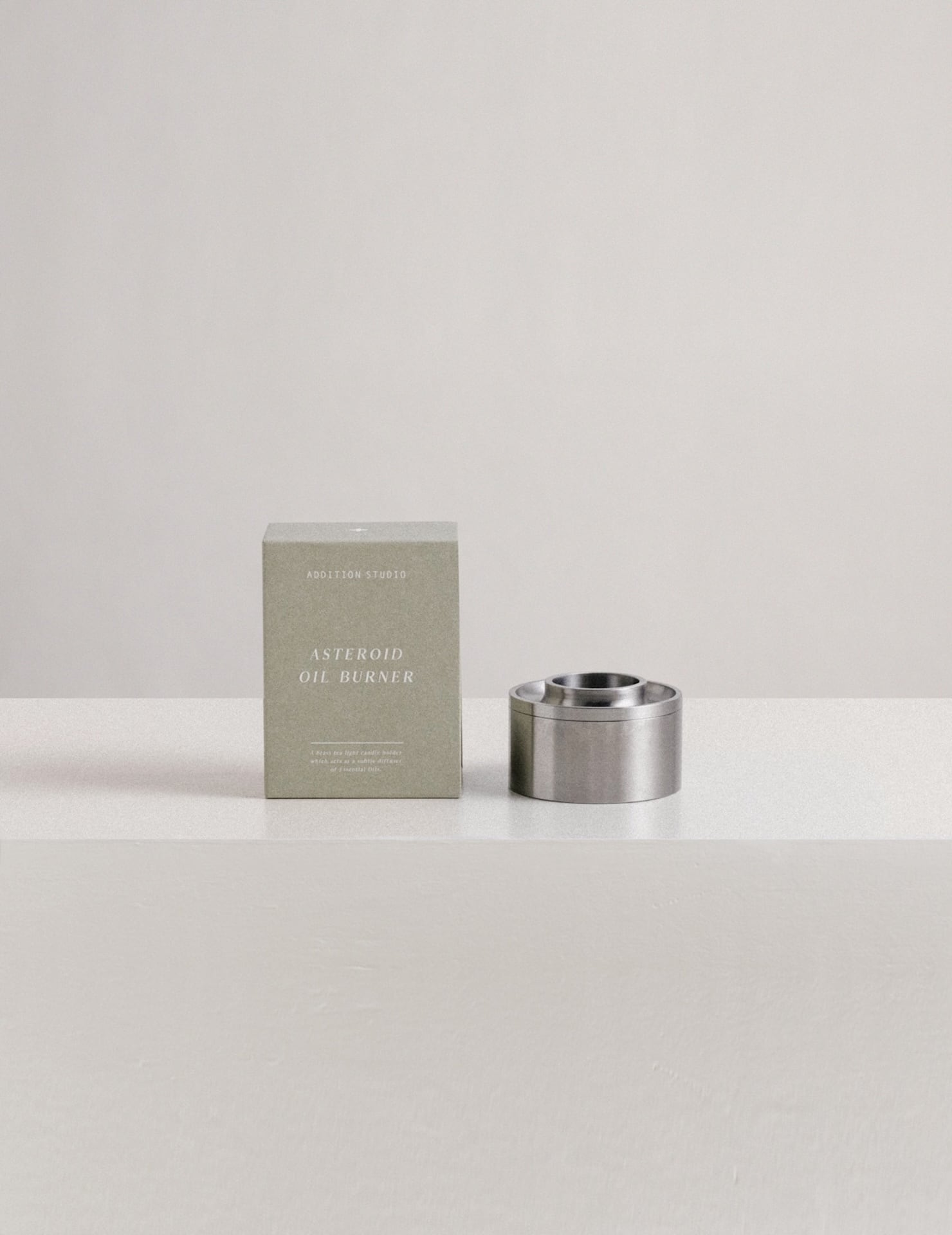 Addition Studio / Asteroid Oil Burner - Stainless Steel | yokonota