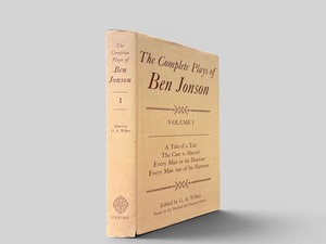 【SL1241】The Complete Plays of Ben Jonson, Volume I(1981) /Ben Jonson
