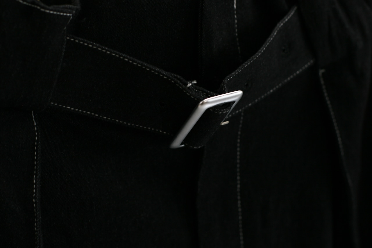 【Parc.1】Denim stitch flare skirt(108-116404)