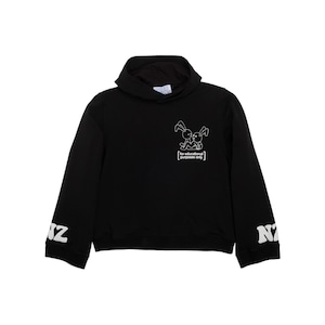 【NATASHA ZINKO】PORNO BUNNY HOODIE(BLACK)