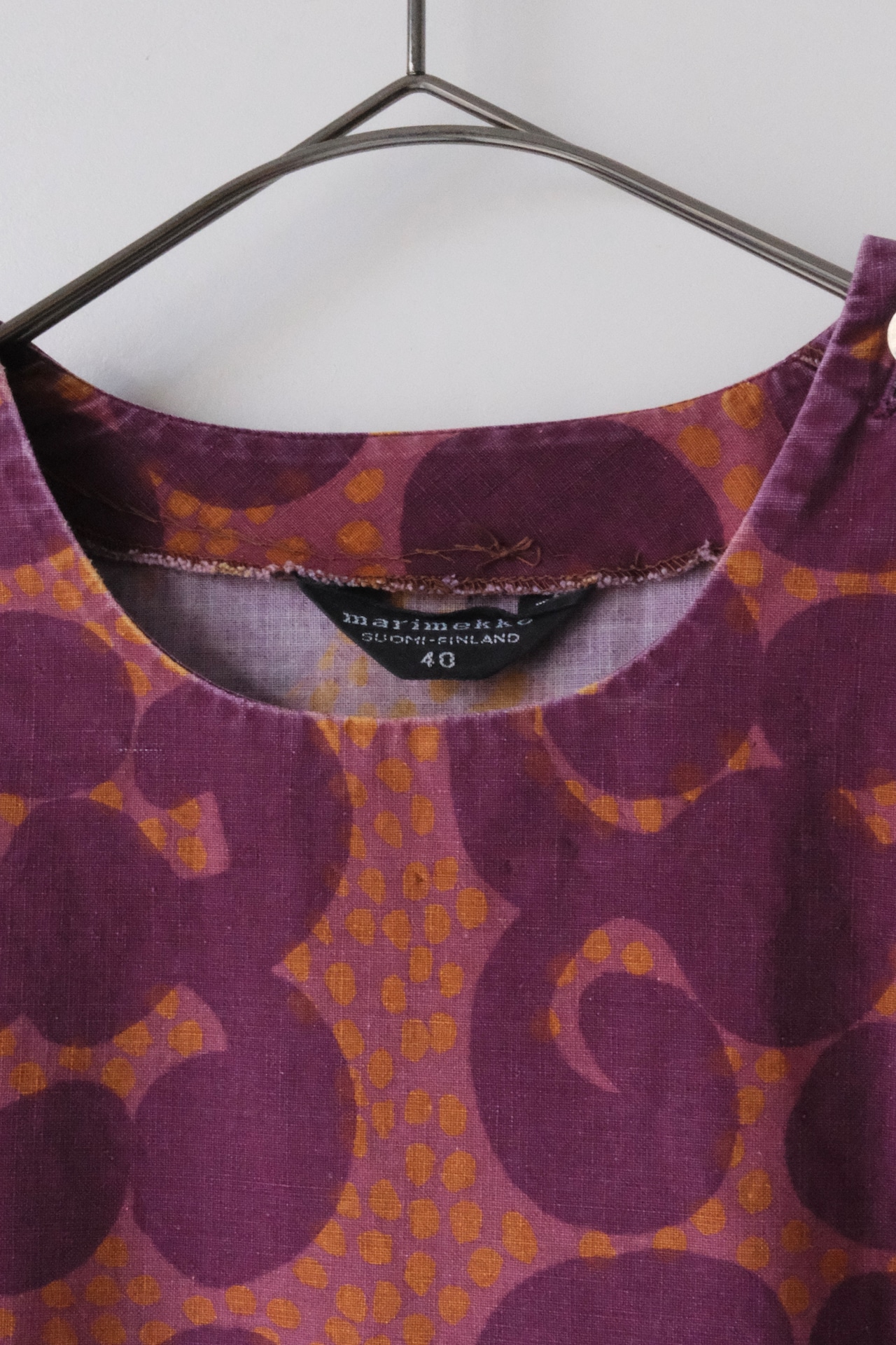 60's Marimekko Tarha print midi dress