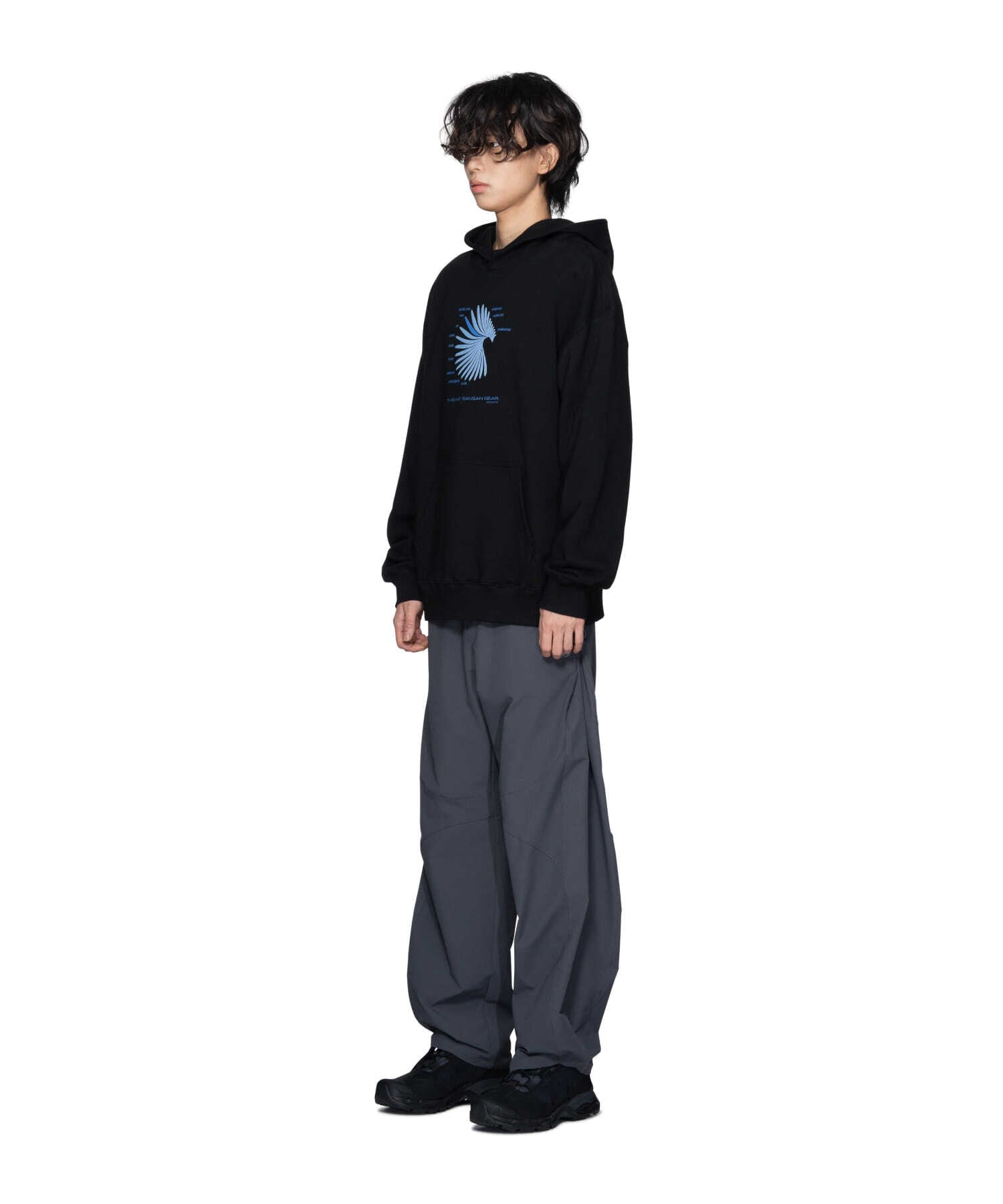 SAN SAN GEAR] 23FW SIDE SNAP PANTS V2 CHARCOAL 正規品 韓国ブランド