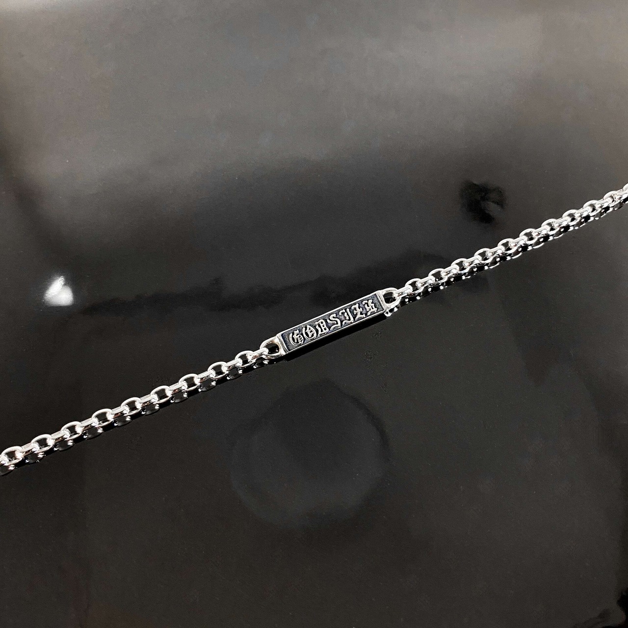 OPEN CROSS #1 with GODSIZE® I.D. TAG NECKLACE / オープンクロス#1ゴッドサイズ® I.D.タグネックレス