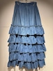 used tiered skirt