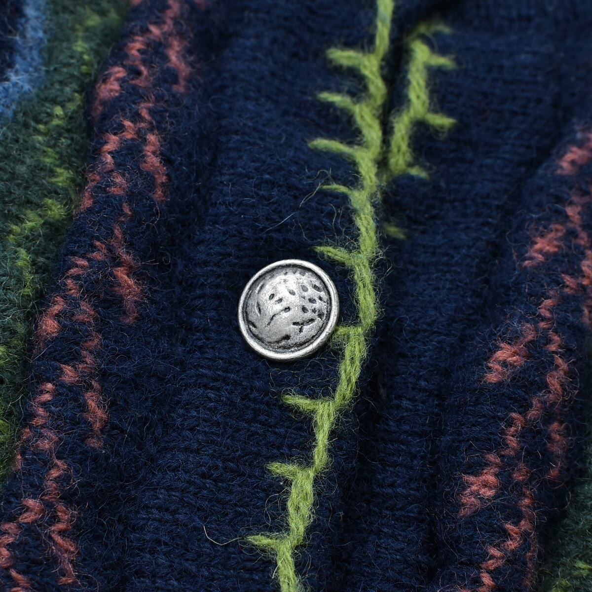 90's Tulchan 3D jacquard knit cardigan | 古着屋 grin days 90's Tulchan 3D jacquard knit cardigan | 古着屋 grin days