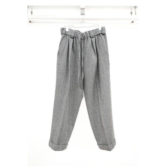 [Blanc YM] (ブランワイエム) BL-23A-WTET Wool Twill Easy Trousers