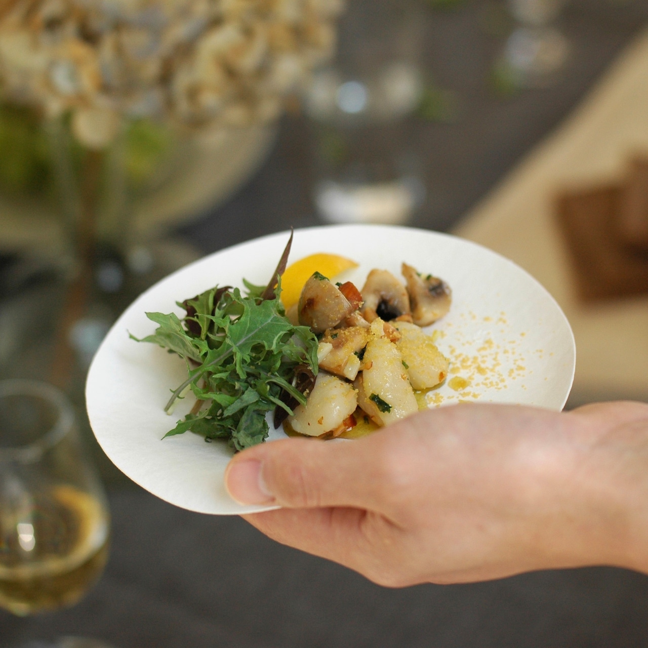 【WASARA】 丸皿(中)6枚入 | Square M (6pc) φ16.5cm | DM-005・画像2