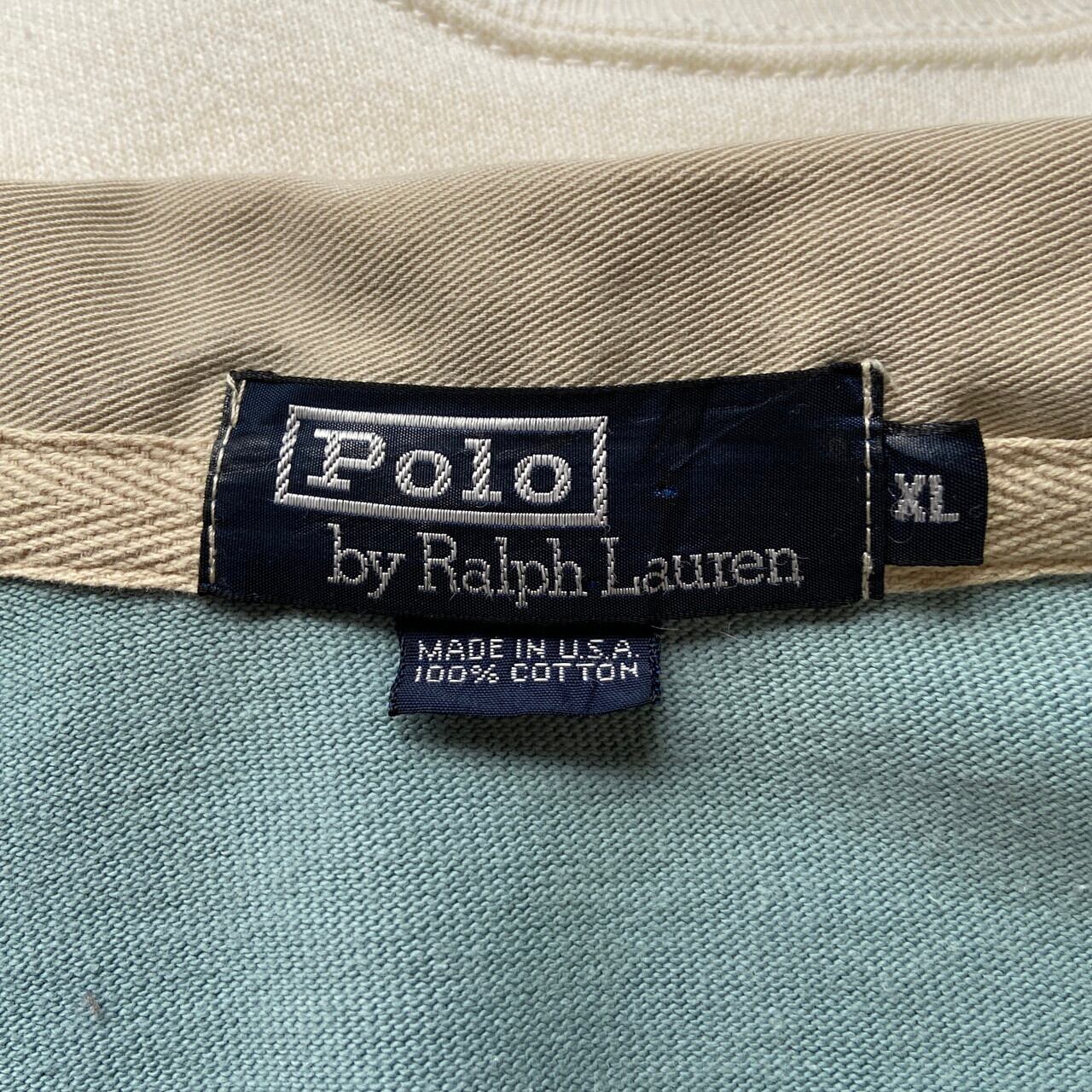 90年代 USA製 Polo by Ralph Lauren ポロバイラルフローレン ボーダー