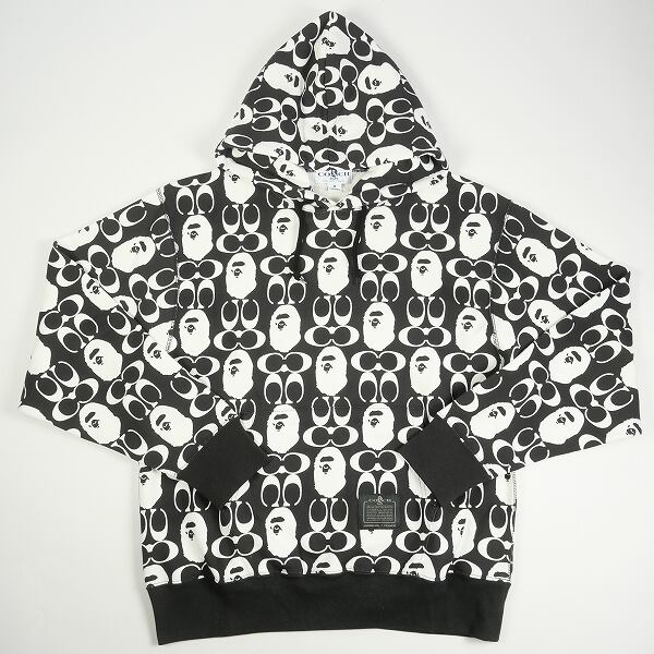 APE BAPE KAWS COACH HOODIE パーカー　スウェット　L