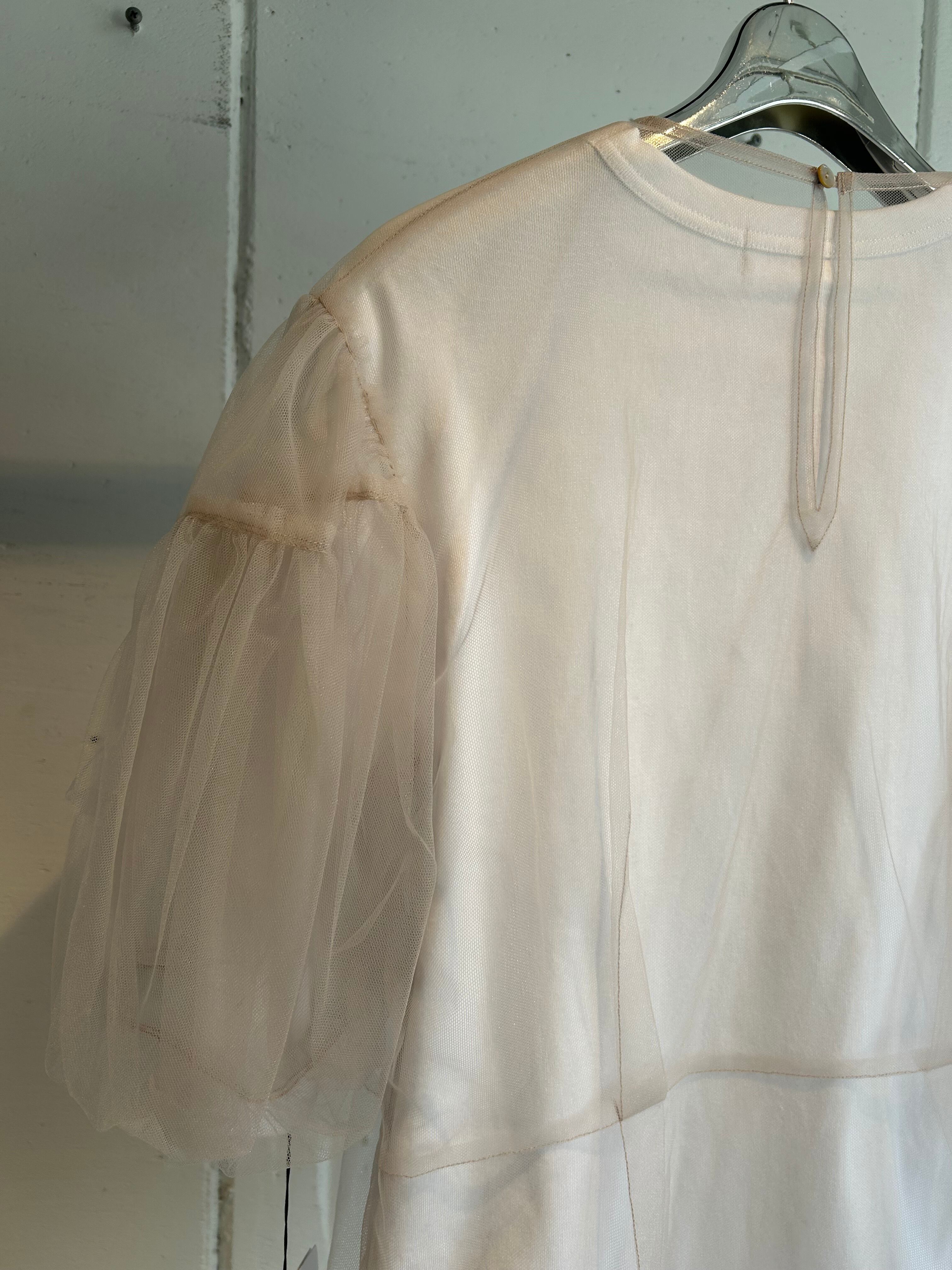 CHIKAKISADA 2pset tulle balloonsleeve tops | AAR