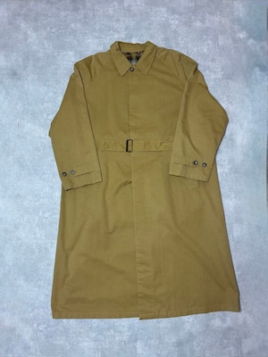 80-90s GIORGIO ARMANI ステンカラーコート ベージュ ロング