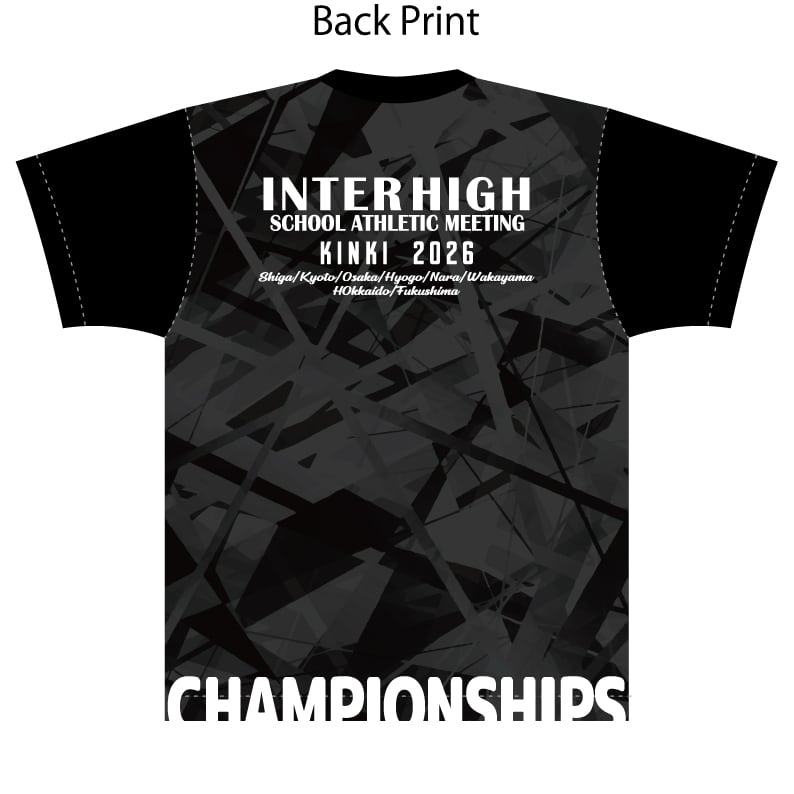 P53A Tシャツ 【黒/ひこにゃん】 | NES_INTER-HIGH