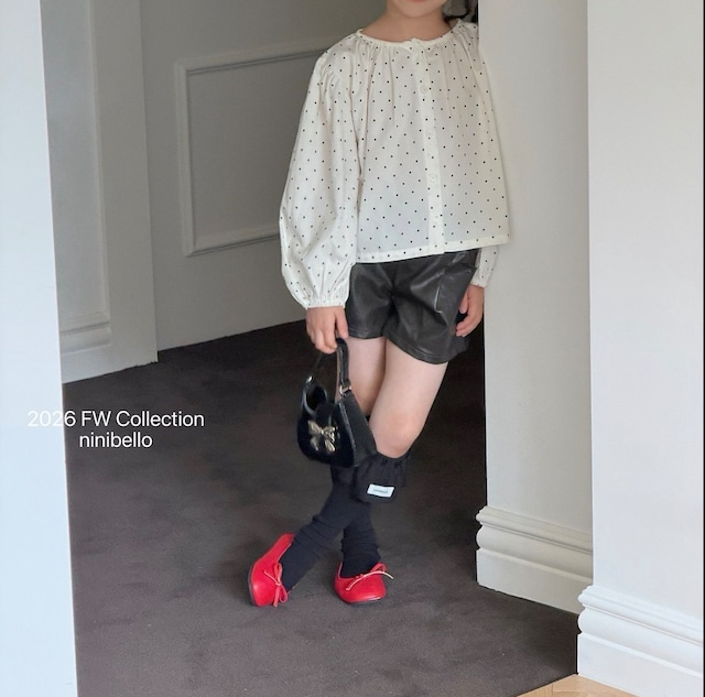 【即納】ninibello / Hazel puff blouse