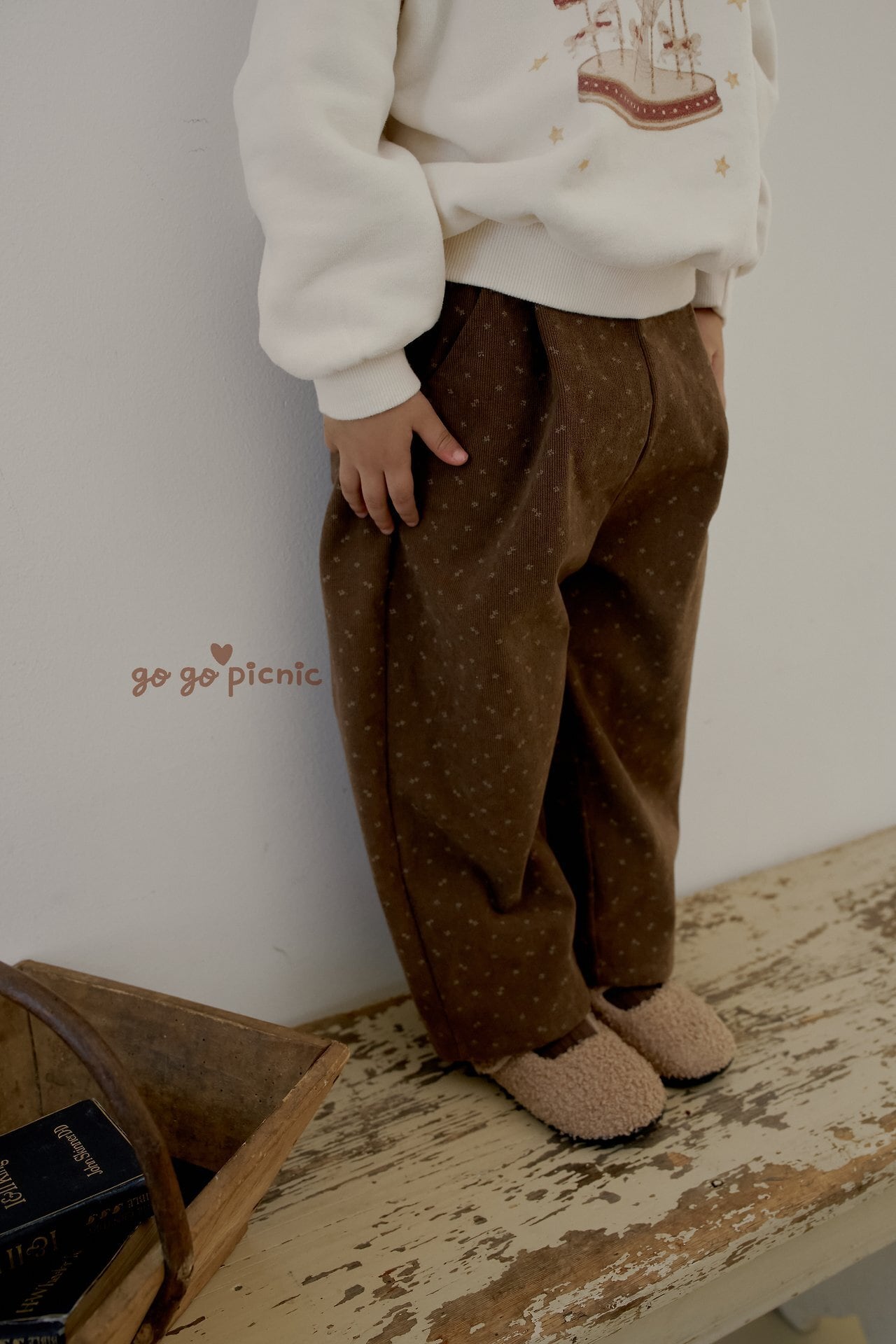 【予約】latte pants / go go picnic