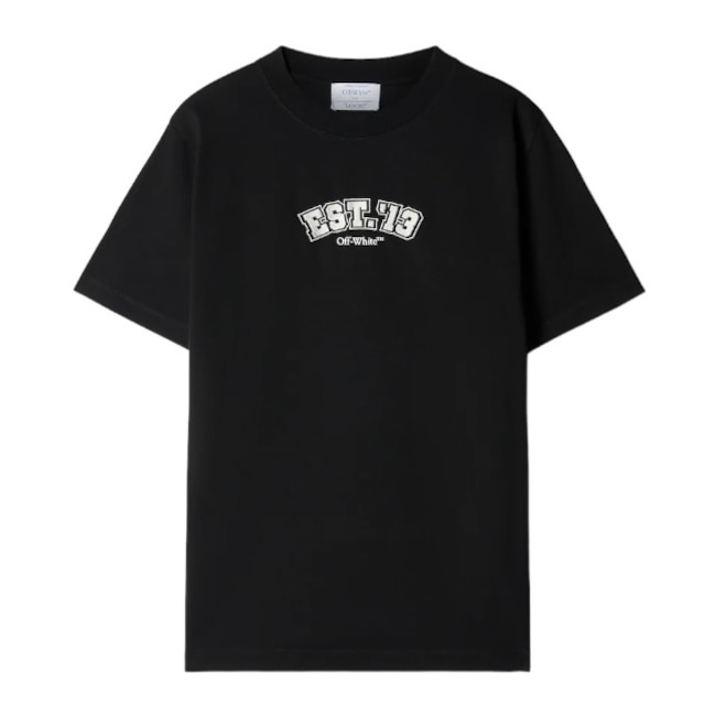 【OFF-WHITE】LOGIC_SLIM S/S TEE(BLACK/WHITE)