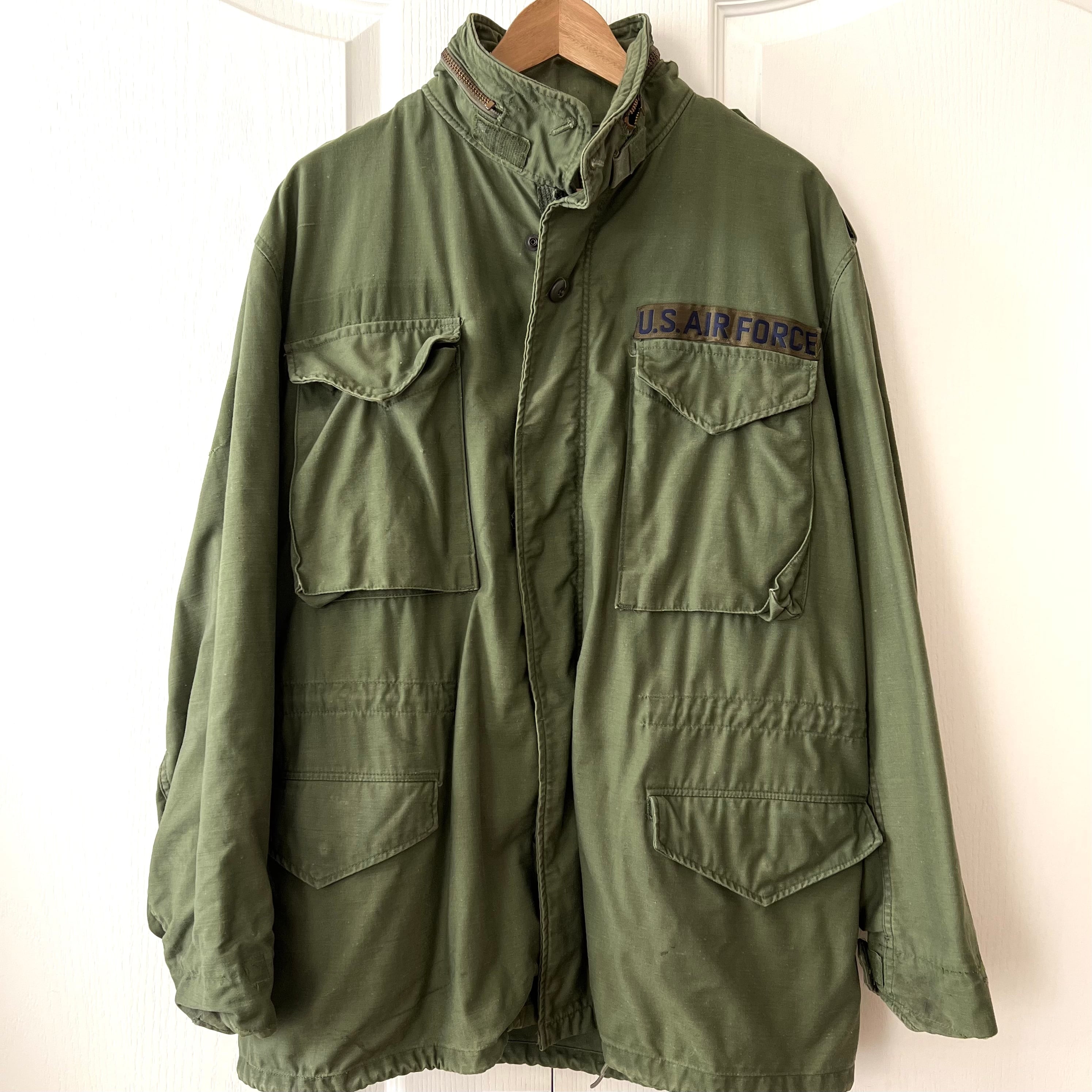 US ARMY M65 フィールドジャケット 米軍 実物 MEDIUM REGULAR | 古着屋 ...