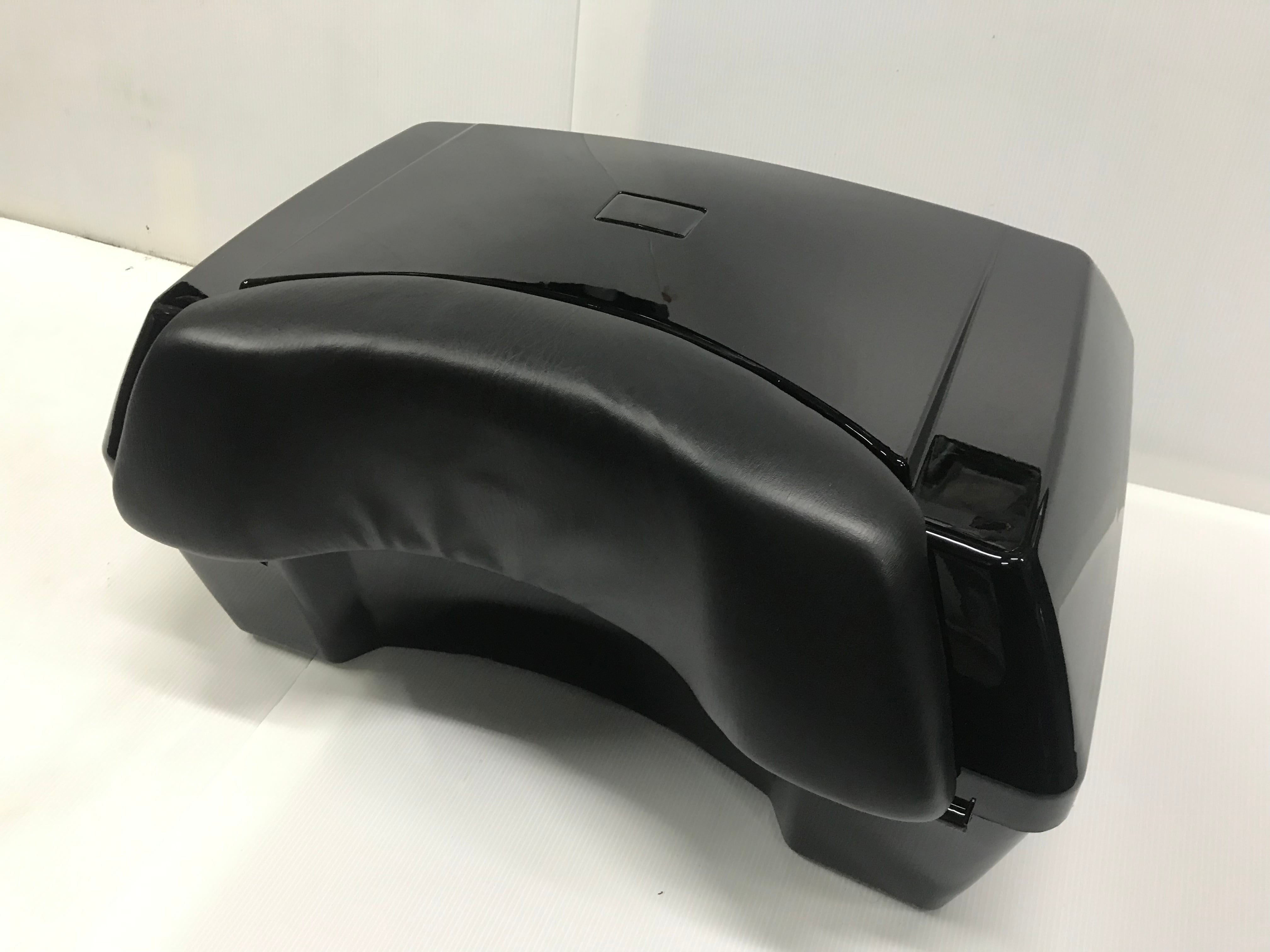 フュージョン/ヘリックスなどに 汎用 トランクボックス 50ℓ リヤボックス ブラック - 画像2