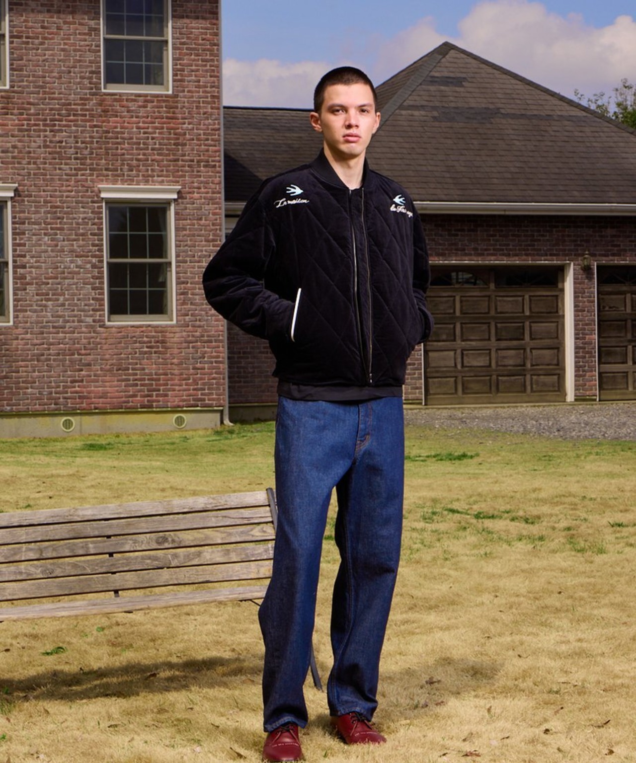 LITTLE YARMOUTH “5 Pocket Denim Pants”