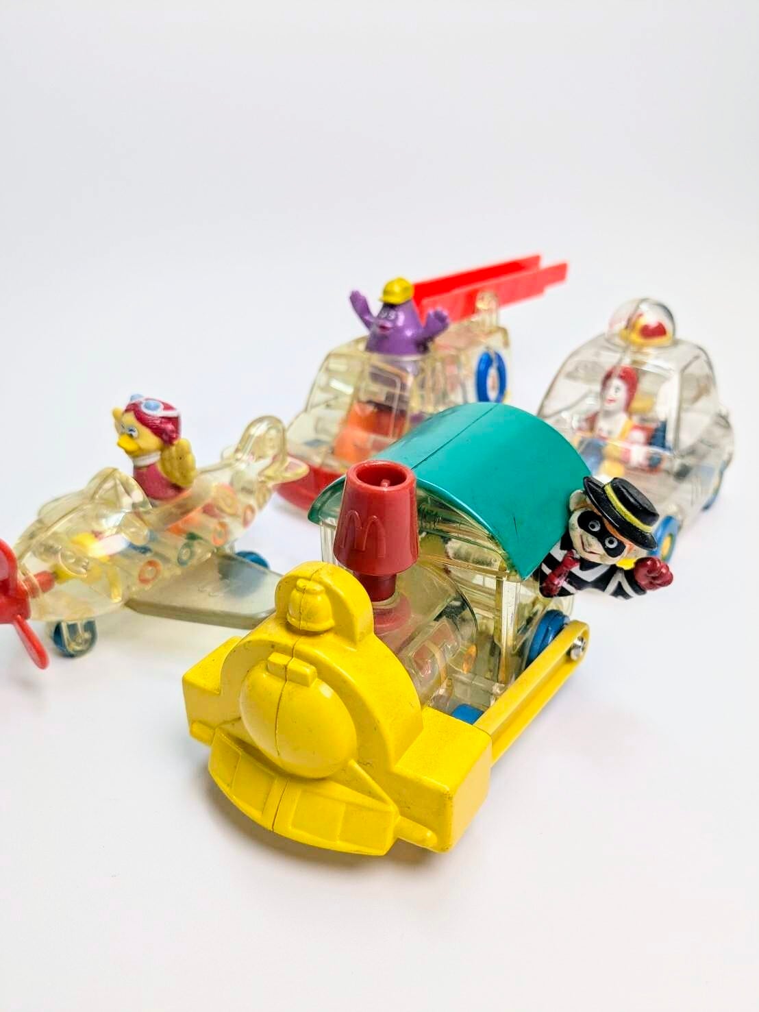 ☆ VINTAGE JUNK ☆ 1996年製 【McDonald マクドナルド】 ハッピーミール  透明ライダー   / 1996 X-Ray Riders Meal Toy 〘VINTAGE ビンテージ〙 〚アメリカン雑貨 アメトイ〛