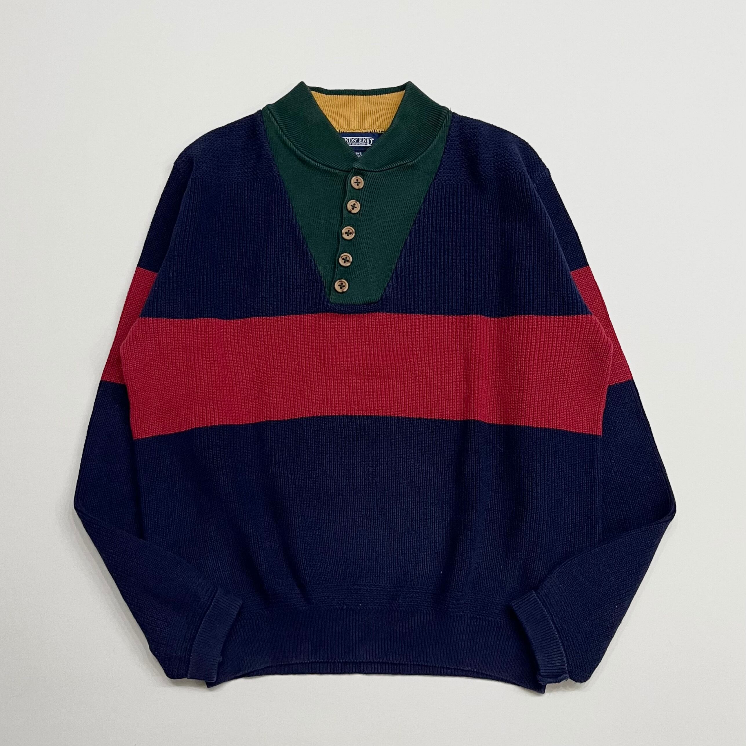 90s lands' end cotton sweater