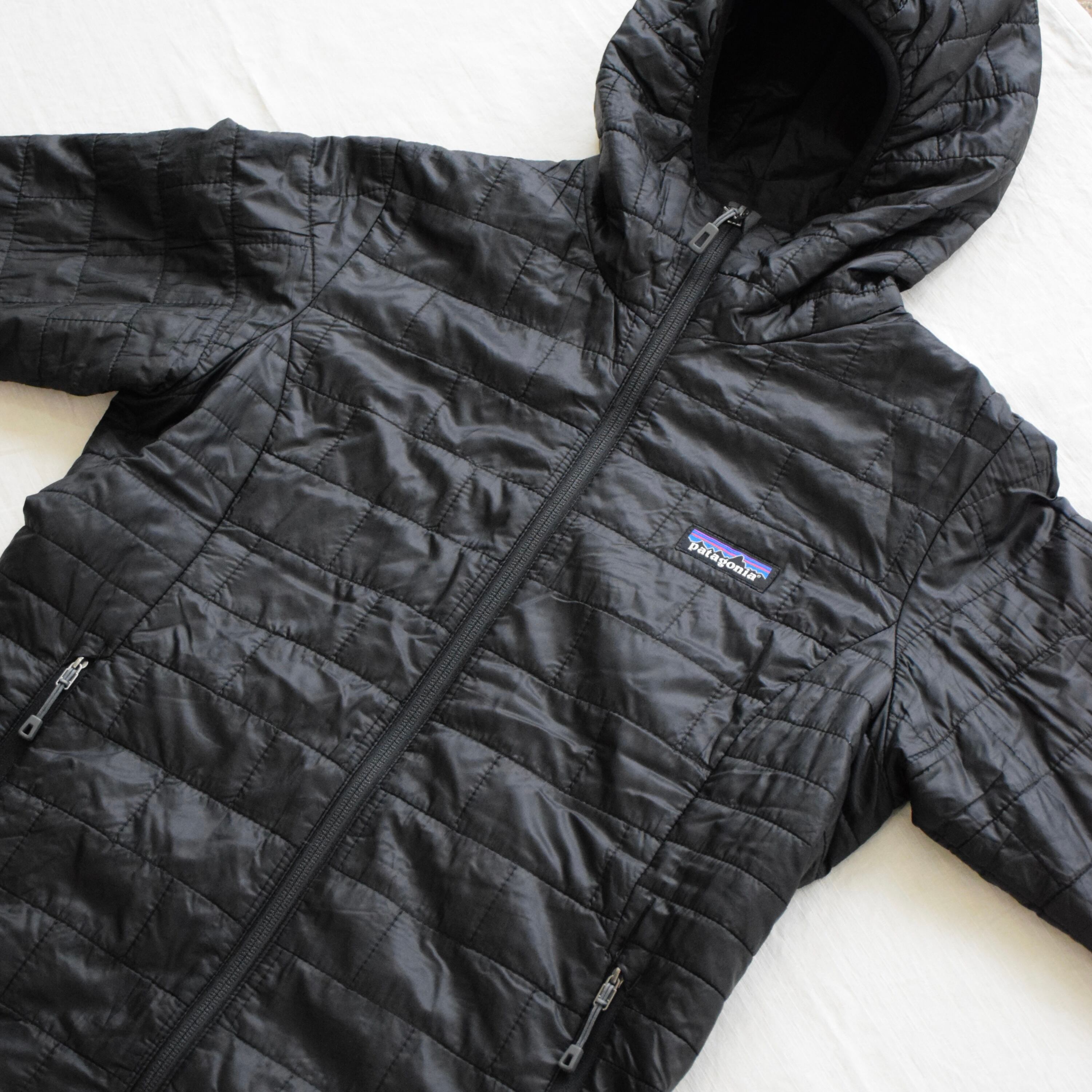 Patagonia Nano Puff hoodie レディースS ブラック パタゴニア ナノ