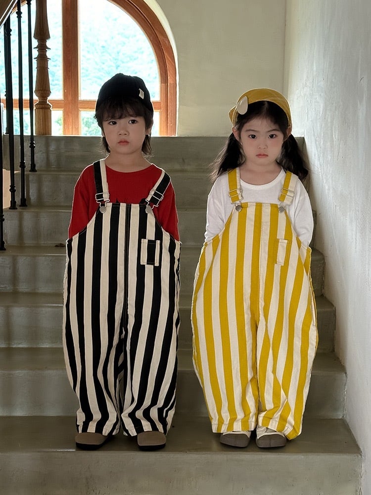 ストライプサロペット□90-120cm | UNBIRTHDAY 