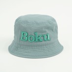 BOKU HA TANOSII / BOKU LOGO 3D Embroidery HAT  / "ブルー"