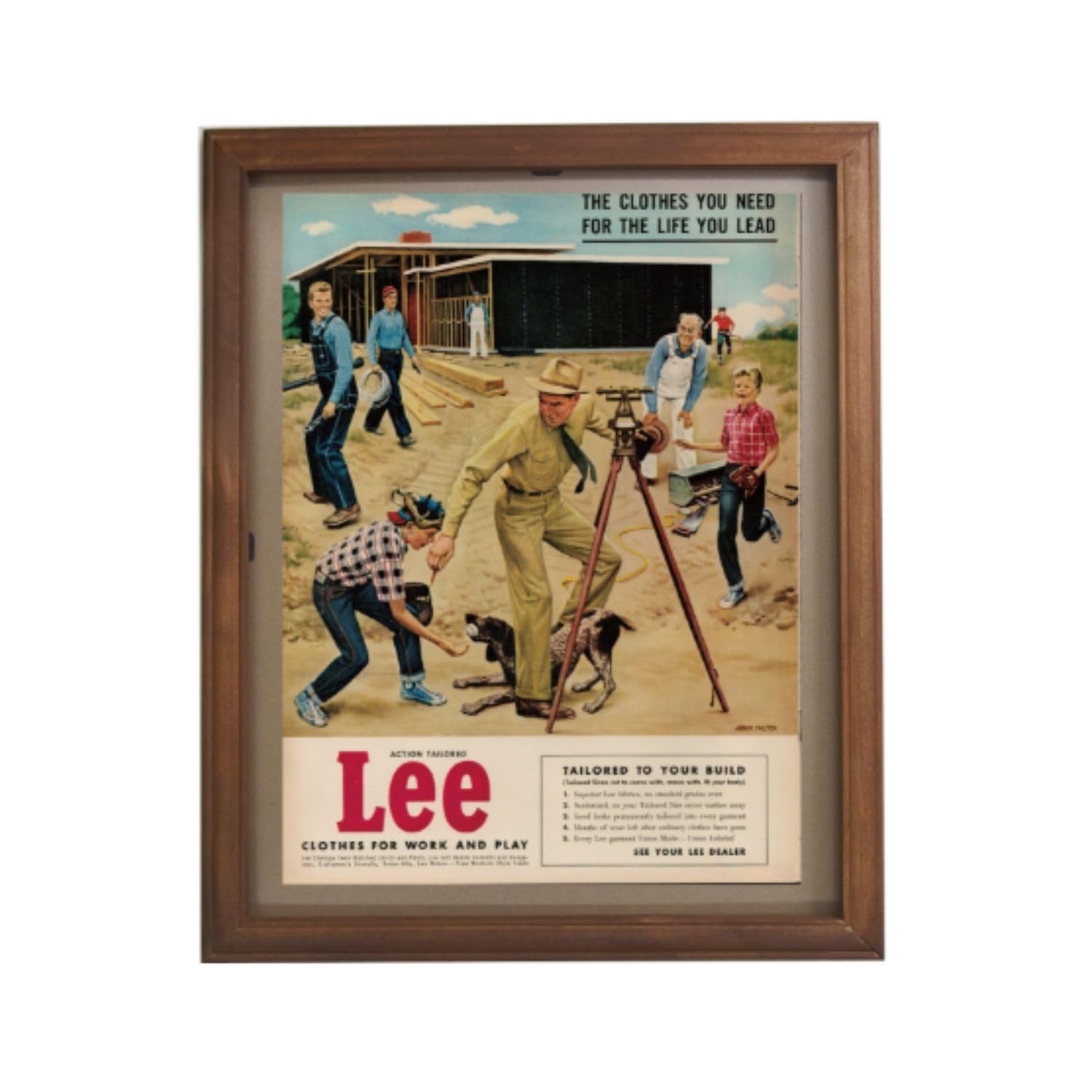 50's Levi's Advertising Ink Blotter 6 | PAY ID