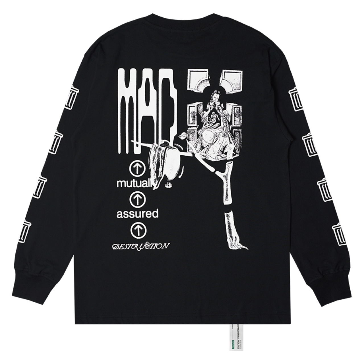 DEVA STATES  LSTshirt-MAD-  BLACK - 2