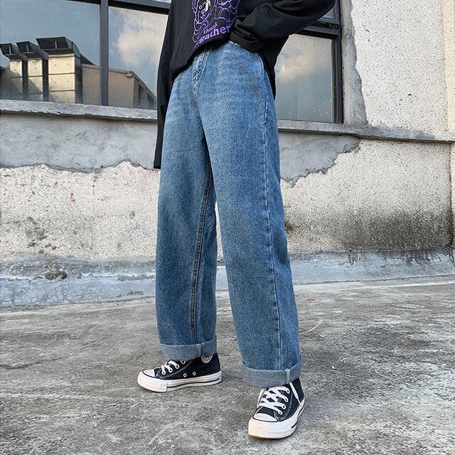 レディース パンツ デニム ジーンズ ワイドレッグ ワイドデニムパンツ ボトムス フルレングス ボーイッシュ メンズライク デイリー カジュアル 大人カジュアル 夏 春 Pn 04 Y Happy Orurea ハッピーオルレア