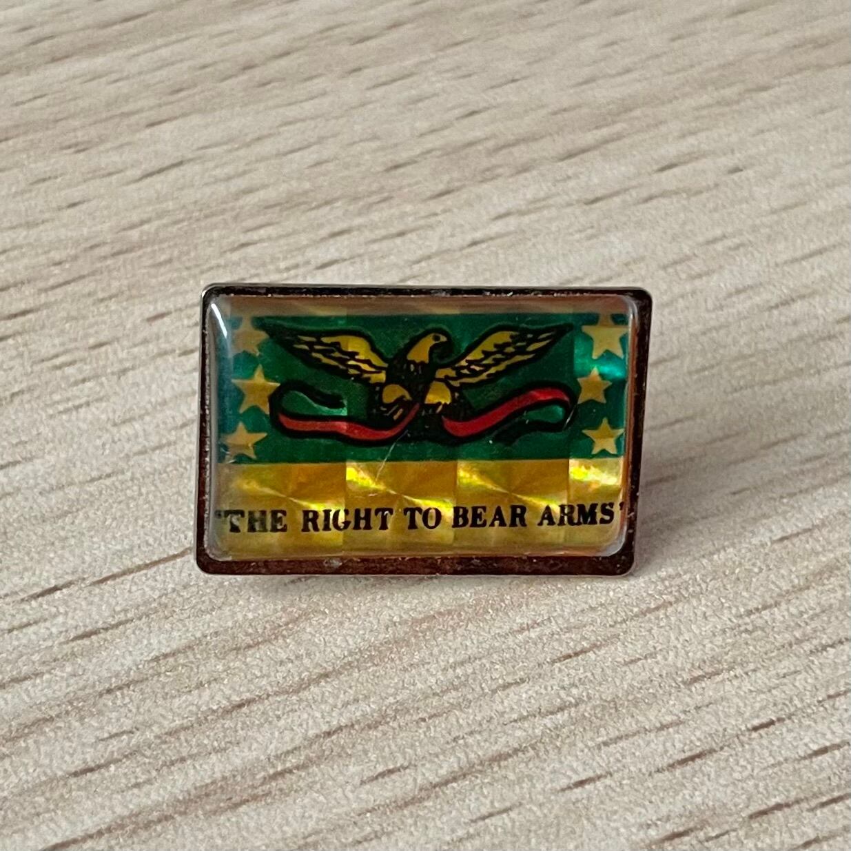 【Good】THE RIGHT TO BEAR ARMS ピンバッジ