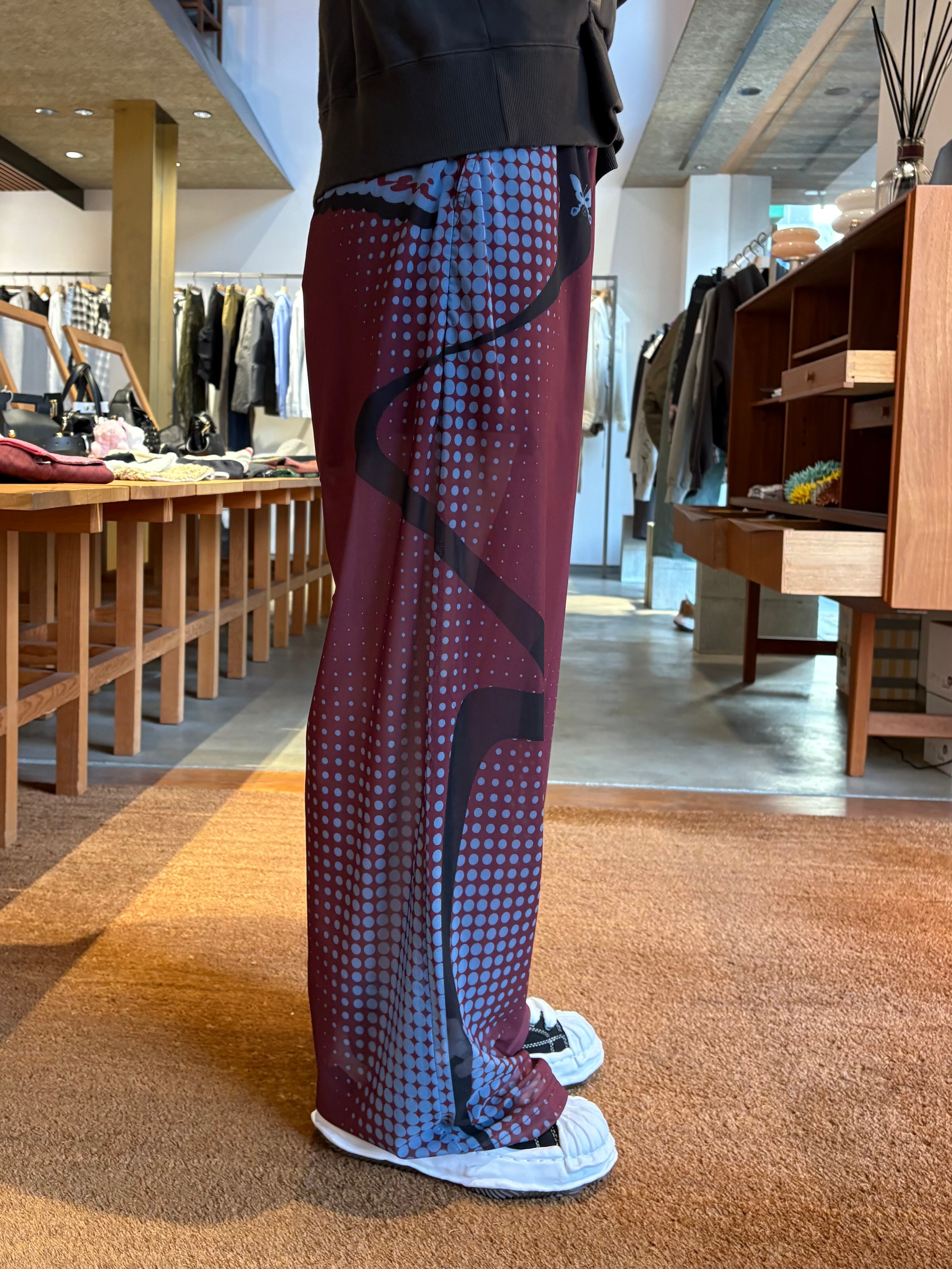 26SS】P.A.M Perks And Mini パークスアンドミニ / STIPPLE MESH PANTS
