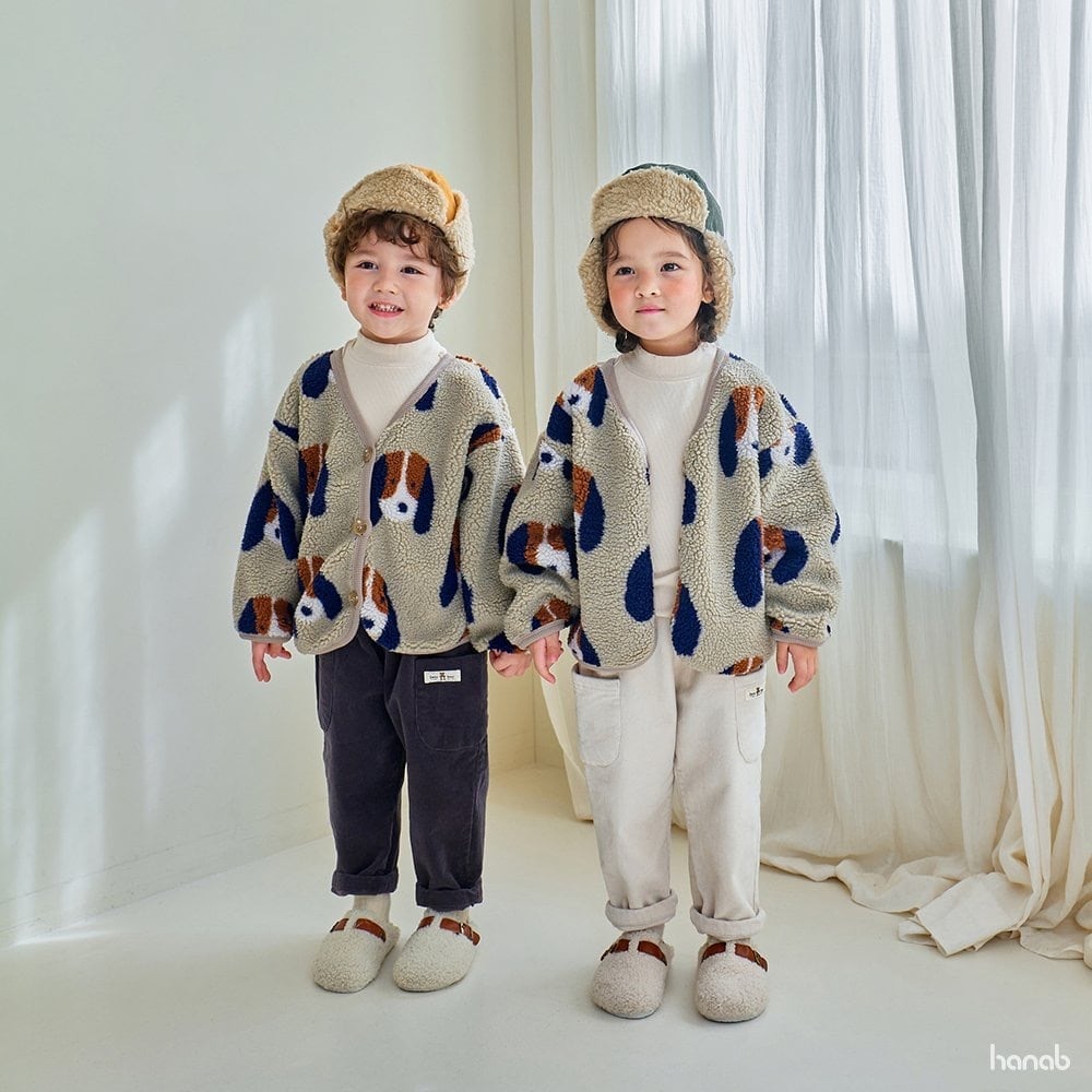 【HANAB】ワンちゃんボアジャケット(90・100cm)