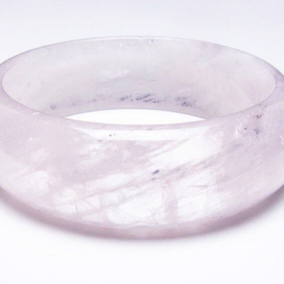 ローズクォーツ バングル 一点物 メール便可 [M便 1/10] 111-37033