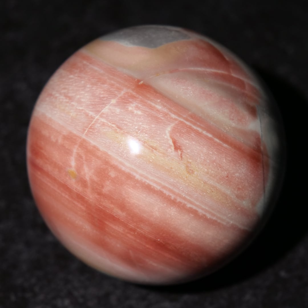 値下げ　レア　ポリクロームジャスパー　BIG スフィア　天然石 値下げ レア ポリクロームジャスパー BIG スフィア 天然石 - メルカリ