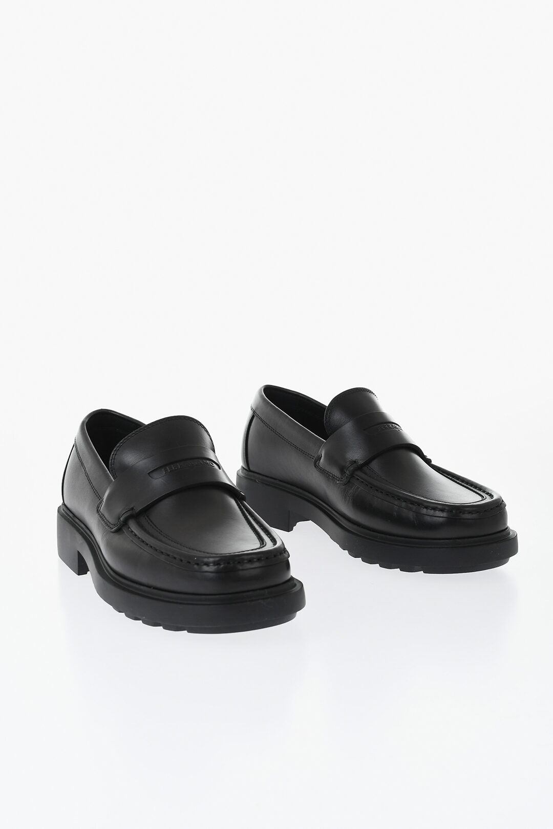 SALVATORE FERRAGAMO サルヴァトーレフェラガモ ローファー レザー・ラバー