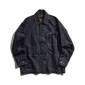 KARAMI DENIM COVERALL / カラミデニムカバーオール (NAVY)