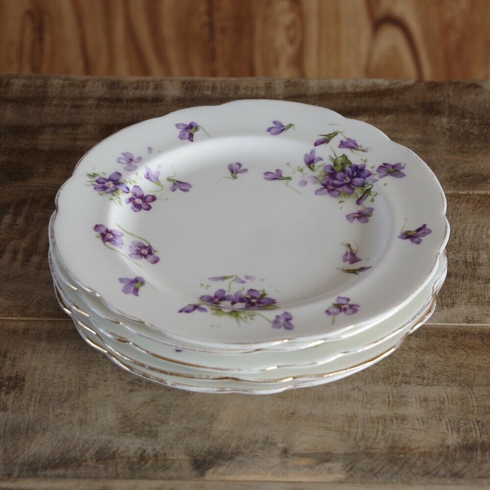 ハマースレイ バイオレット スクエアプレート アンティーク