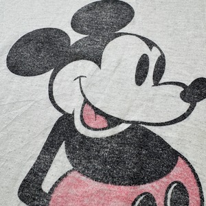 80s 90s Disney TEE リンガー Tシャツ ミッキー 古着