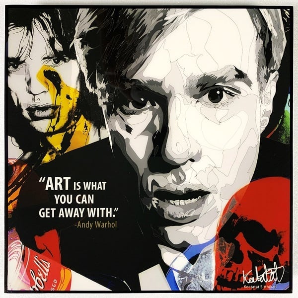 Andy Warhol (3) / アンディ ウォーホル「ポップアートパネル Keetatat