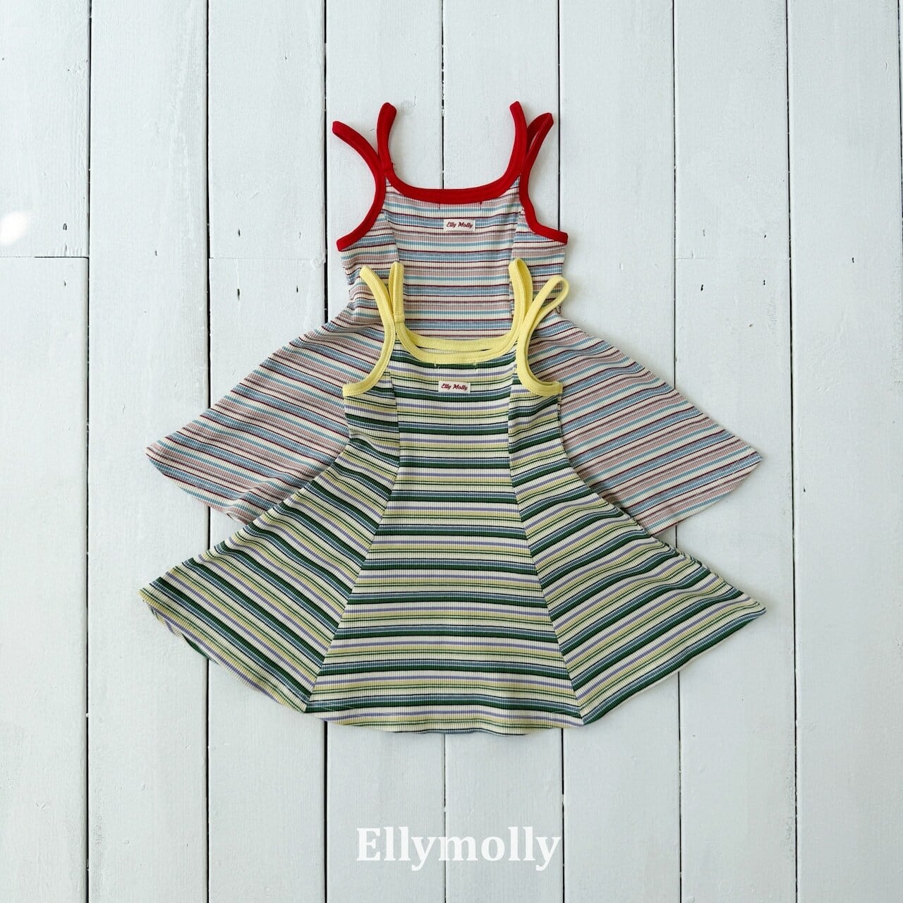 《予約》ellymolly ¨ double string flares dress ¨ 26summer