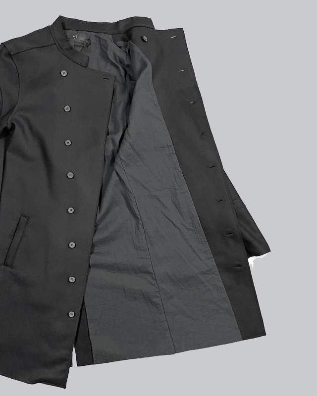 23AWご予約商品　ASKYY / NAPOLEON COAT / BLK
