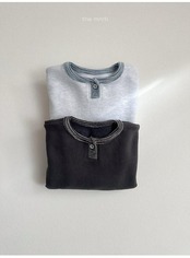 〖取寄〗韓国子供服 / 26winter / minirobe / ポポ裾リブトレーナー / キッズ *S~XL*