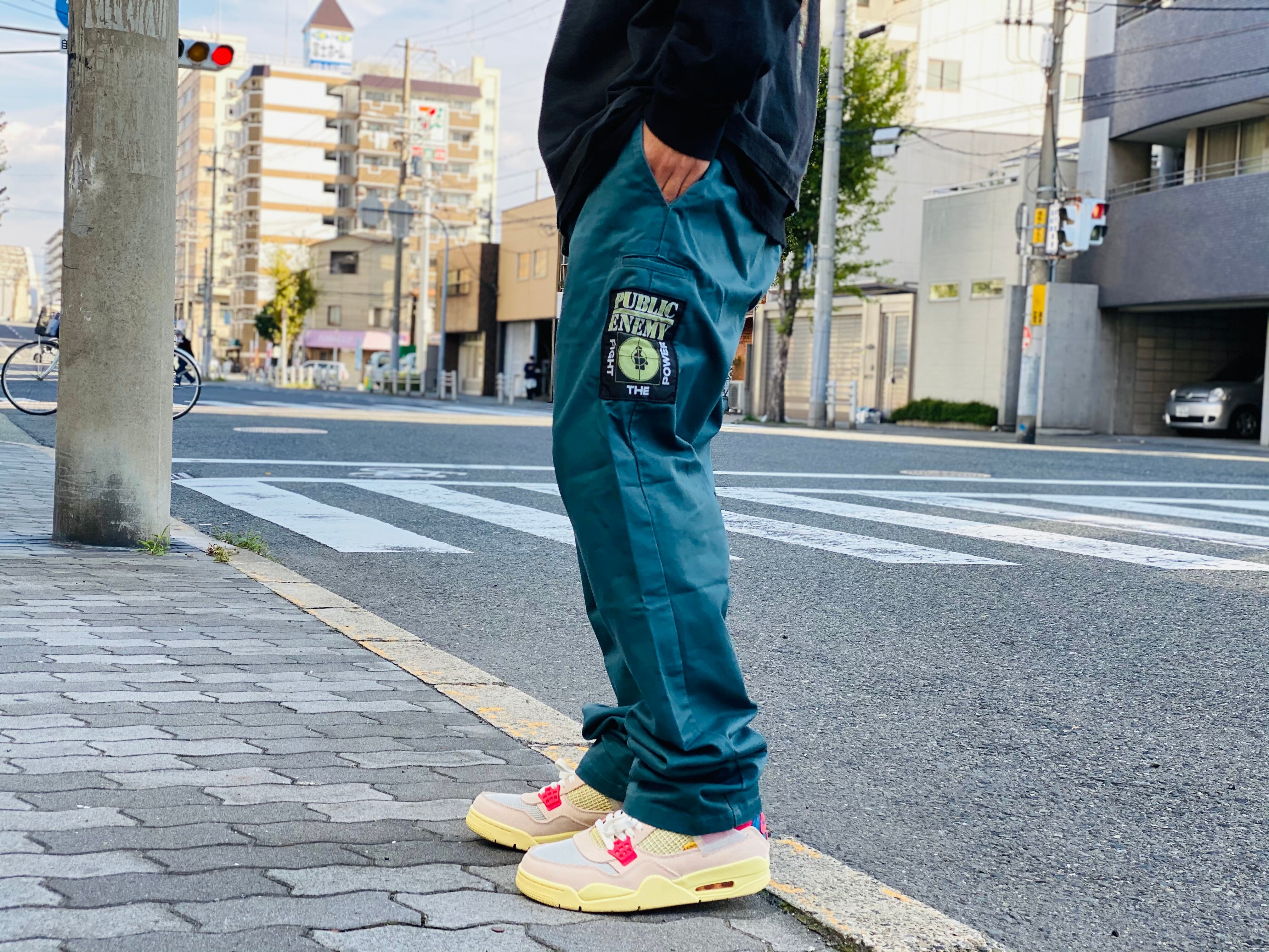 Supreme × UNDERCOVER PUBLIC ENEMY WORK PANT DUSTY TEAL 34 HJ8419 
